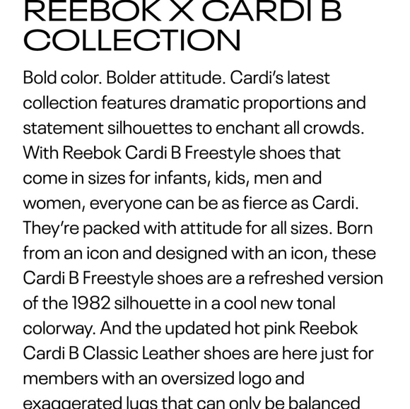 Cardi B x Reebok Freestyle Hi shoes (Exclusive)  Unisex Size (limited edition) - Picture 14 of 16